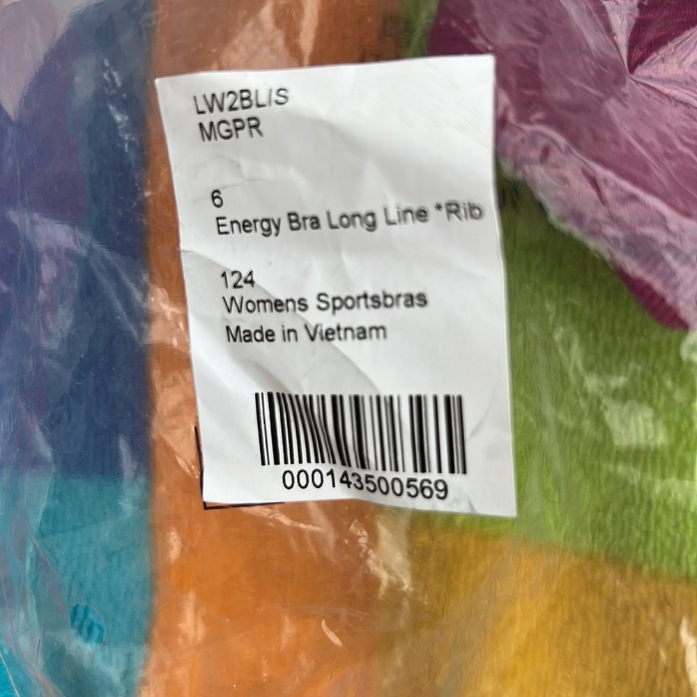 Lululemon Energy Bra long line rib BN